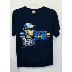 Vintage Men's Chase Authentic NASCAR Jimmy Johnson T-Shirt, Size M, Blue